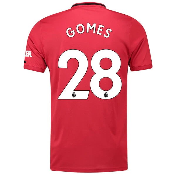 Camiseta Manchester United NO.28 Gomes Primera equipo 2019-20 Rojo
